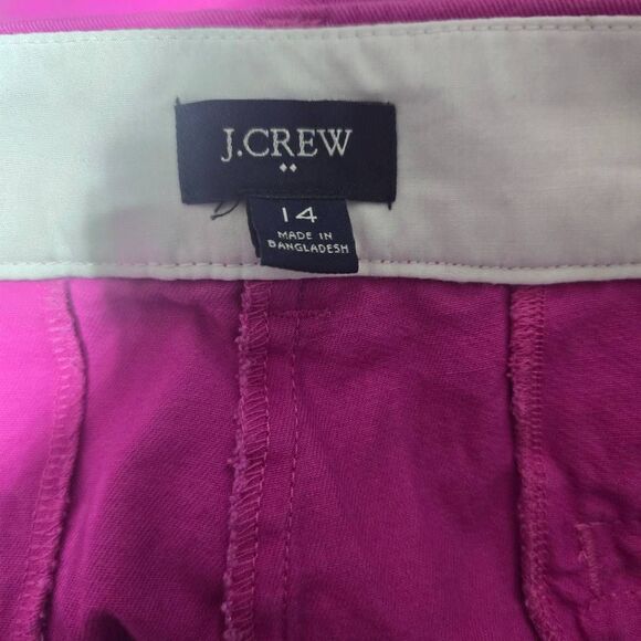 5/$25 J. Crew Factory Pink Chino Shorts - Picture 3 of 4